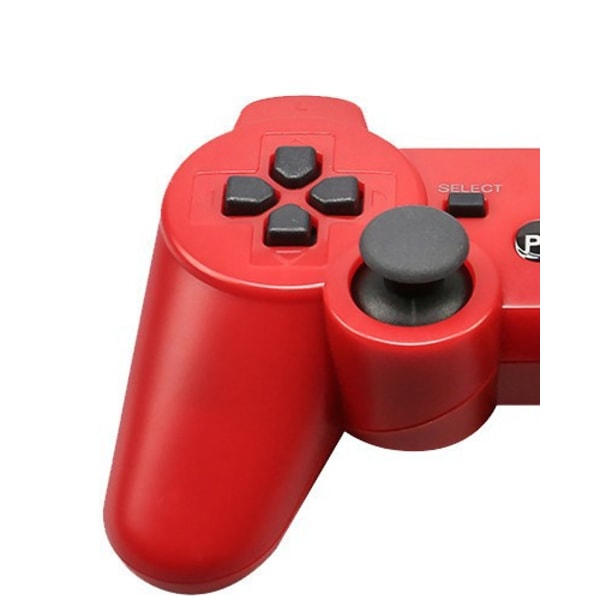 ps3-ohjain, kaksoisvärinä, PC-tietokoneohjain, USB-langaton bluetooth-ohjain, 360-ohjain, kaksoisvärinä, lumikidepainike Red - Regular Button