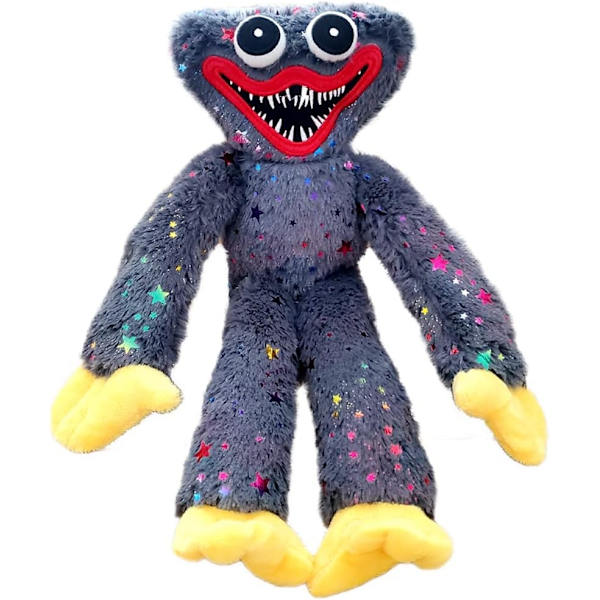 Huggy Wuggy Plyschfigur ~40cm Hög Grey grå