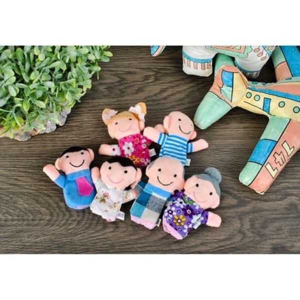 6-pack Fingerdocka / Docka - Olika figurer—pa