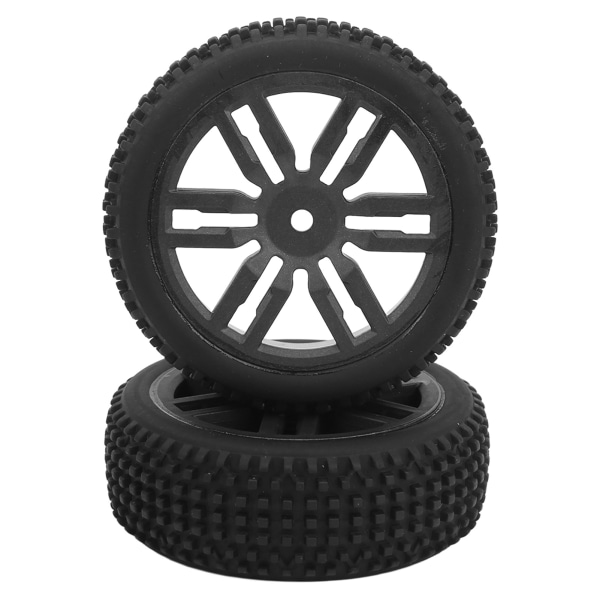 2 stk RC bil frontdæk plastfælge gummidæk udskiftning til BONZAI 1/16 terrængående køretøj