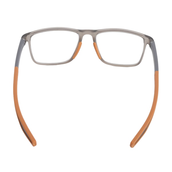 Anti Blue Ray Presbyopia briller Multiple Focus Auto Adjusting Optisk ramme Presbyopia Lesebriller Grå innfatning Brune Ben +200