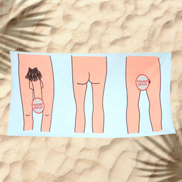 Strandhåndklæde Absorberende blødt mikrofiber Strandhåndklæde Hurtigttørrende Sexet badehåndklæde til badeværelse Pool Camp Travel