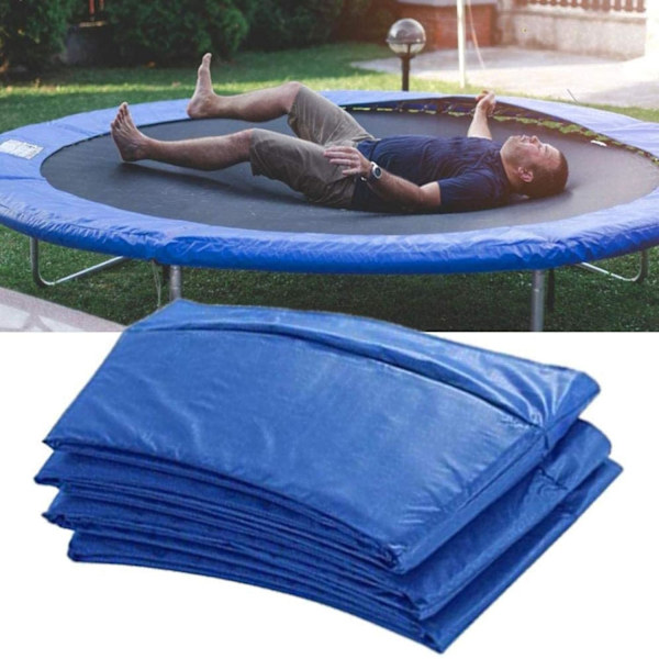 Trampolinfjäderskydd, UV-beständigt och rivtåligt skyddande överdrag, 25 cm brett ersättningsfjäderskydd 366cm