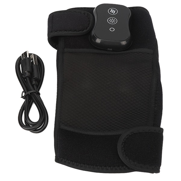 Opvarmet knæbøjle Wrap Knæ 3 Styrke Mode Stress Relief Massager USB Genopladelig Trådløs Massager