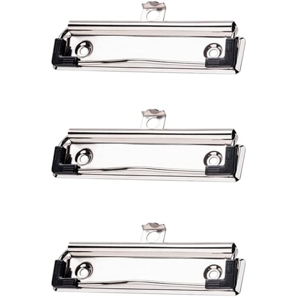 10 stk. metalklemmer Metalklemme Udklipsholder Papirklemme Dokument C