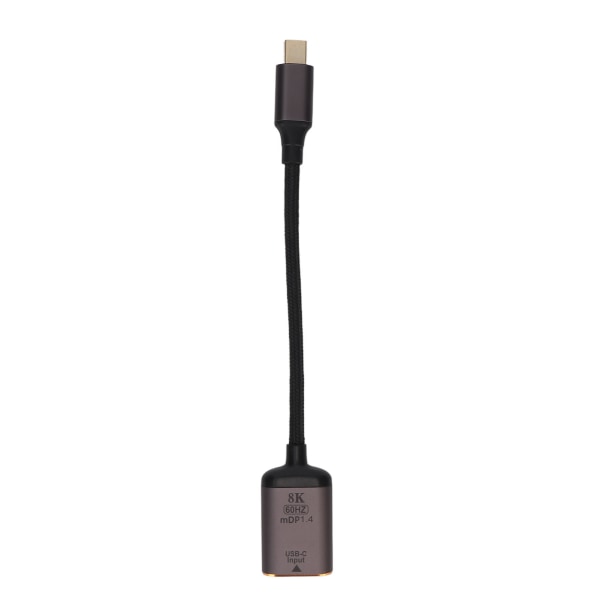 Typ C Adapter Kort Kabel HD 8K 60Hz DP1.4 Gränssnitt Typ C Konvertersladd för TV Projektor Monitor Typ C till Mini DP