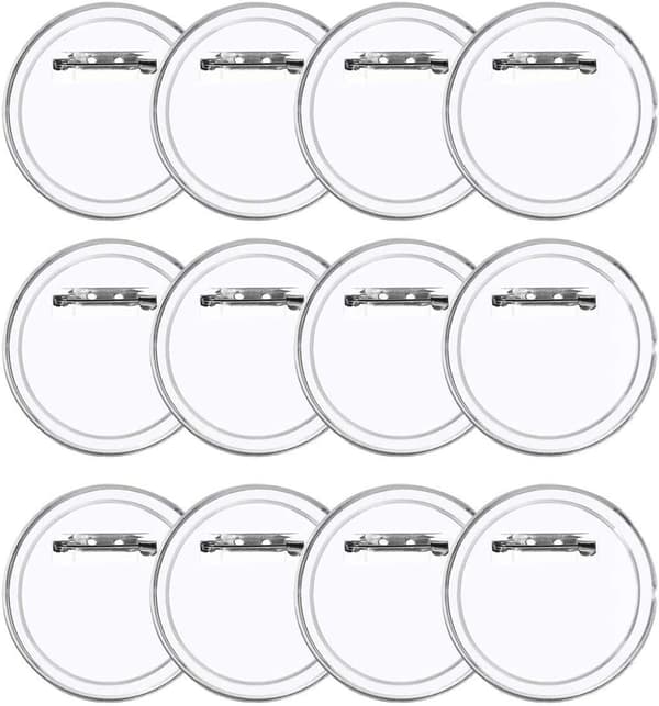36 stk. DIY Tilpassbare Knapper 44mm Nål for Håndlagde DIY-Ideer (36 stk.)-