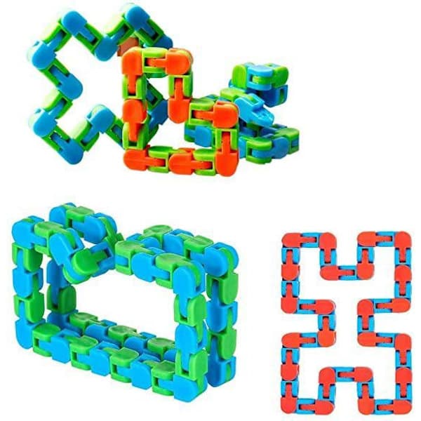 2-pakning - Wacky Tracks Fidget Leker - Leke / Sensorisk - 56 cm