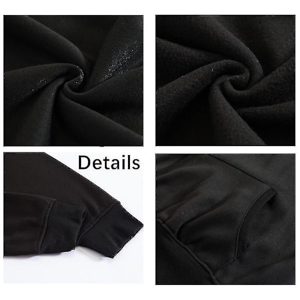 Travis Scott Unisex Hoodie För Flickor & Pojkar Pullover Hoodie För Män & Kvinnor Svart Storlek