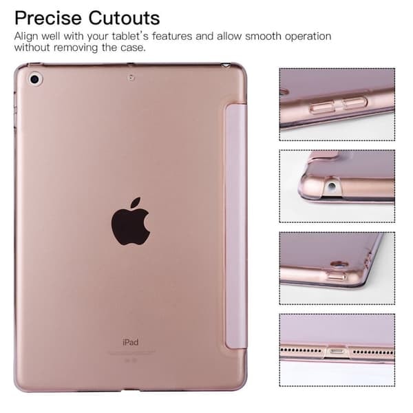 iPad Pro 9.7 2017 Smart Cover Fodral Skal Roséguld—pa