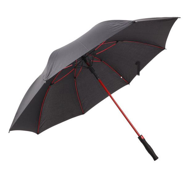 Auto Open sateenvarjo miehille naisille vedenpitävä tuulenpitävä suuri klassinen pitkäkahvainen suora sateenvarjo yrityskäyttöön ulkona