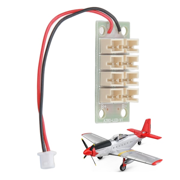 RC Aircraft Light Board Panel Switching Light Board Group Original del for Wltoys XK A280 Fjernkontroll Aircraft White