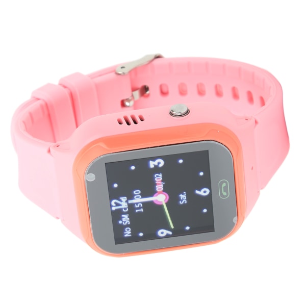 1,44 tommer GPS Smart Watch til børn Vandtæt berøringsskærm 4G Smartwatch med telefonfunktion Vandtæt til drenge piger Pink