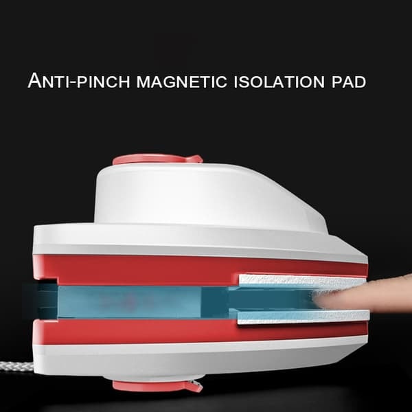 Dobbeltsidet magnetisk vinduespudser Blå 3-8 mm—pa