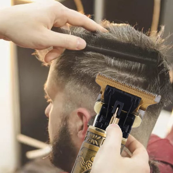 Professionell hårklippare Trimmer Kit för män Hårklippning DIY Hem Frisörsalong Frisörsalong