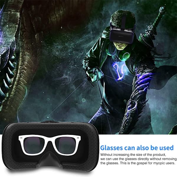 VR Briller Virtuell Virkelighet Briller Kompatible med IPhone &
