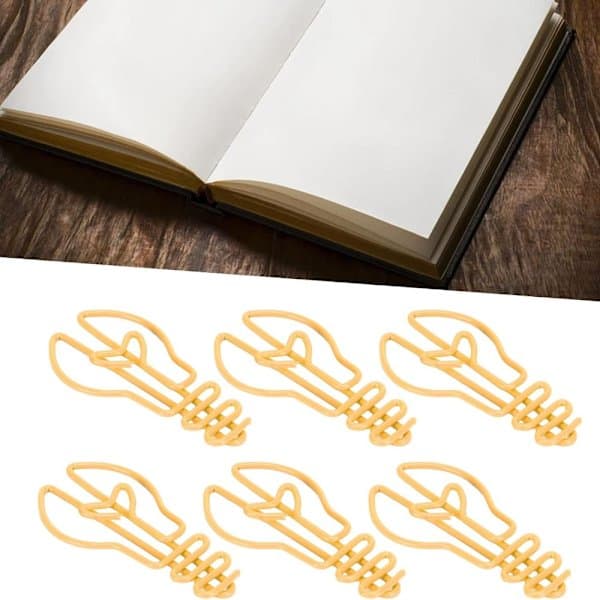 100 st Gem Bokmärke Memo Clips Set
