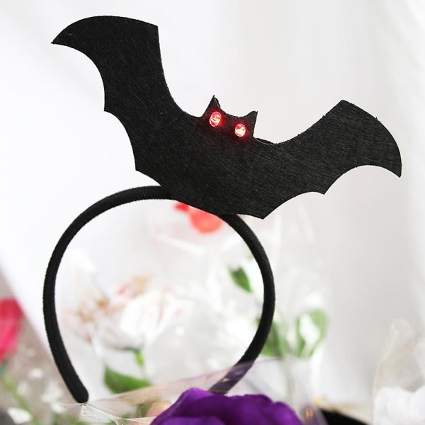 Kostymtilbehør Photo Booth LED-pannbånd Perfekt til Halloween-temafestLilla