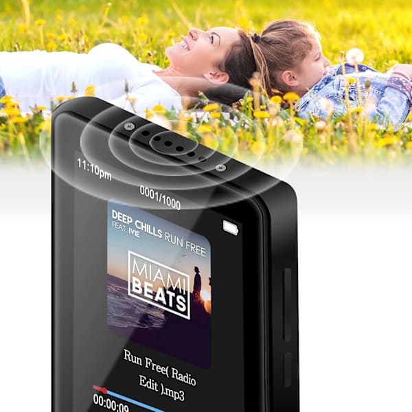 MP3 Player with Bluetooth: 16GB Portable Touchscreen MP3 Player Lossless Sound Quality