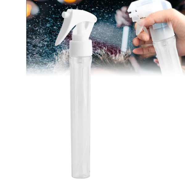 Mini påfyllningsbar frisörsprayflaska Barber Tomt rörformad sprayflaska Transparent