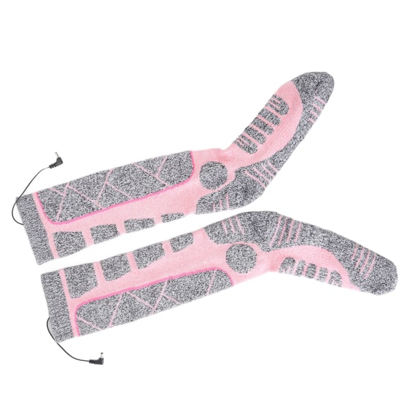 Elektrisk oppvarmede høye sokker justerbare 3 gir temperatur elektroniske føtter varme sokker for eldre vinter