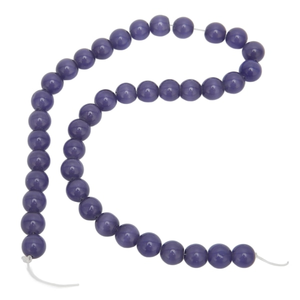 10 mm korujen valmistus pyöreä helmi herkkä tyylikäs luonnonkivihelmi rannekorulle kaulakorulle, käsintehty tee-se-itse violetti