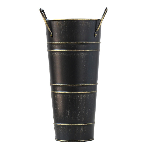 Blomsterarrangement Hink Jern Vase SORT