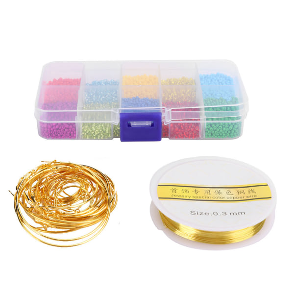 DIY Craft Beads String Kit Armbånd Halskæder Crafting Smykker Making Supplies