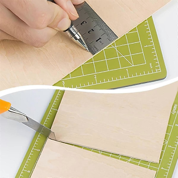 10 x Krydsfinerplader, A3 Træpanel, Savtræ til DIY Træarbejde, Laserbehandling, Model Ma.pa