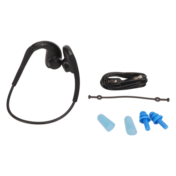 Benledningshörlurar IPX8 Vattentät 8G-minne MP3-musikspelare Trådlös Bluetooth 5.0 Open Ear-headset för sport