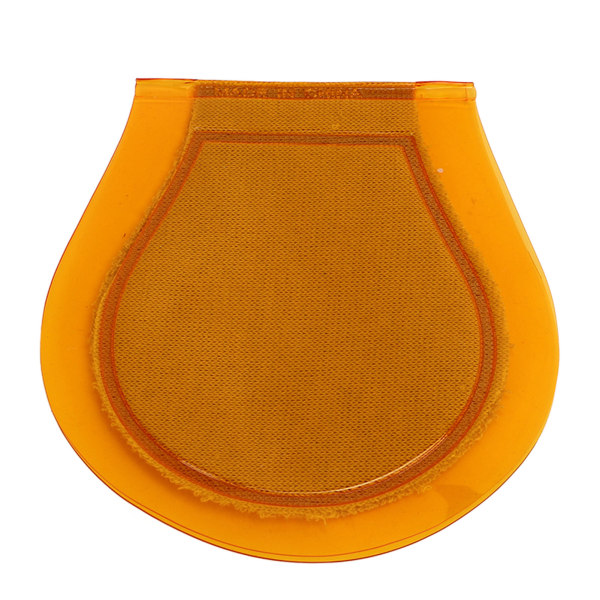 Golfbollsrengöringspåse PU handduksduk Foderfläckborttagningsbricka påse för golfbana Orange