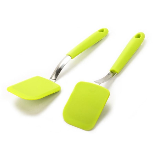 Non-stick silikon spade kjøkkenverktøy Wok stekepanne spatel Matches the image 1pcs