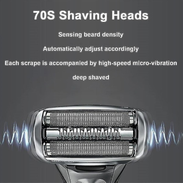 Paris_Erstatningshode for Braun Series 7 Elektrisk Barbermaskin 70s