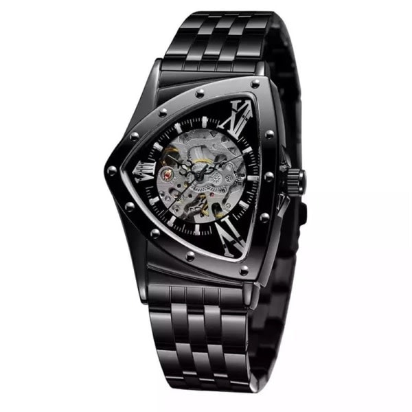 Mekanisk watch Triangulärt armbandsur, helt ihålig design