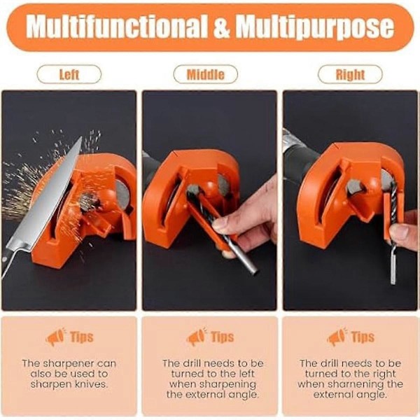 Multifunksjonell Bor Sliper Karbid Bor Sliper med 6 Slipehjul Elektrisk Drill.pa