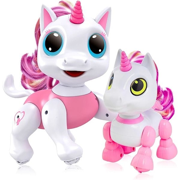 Robo Pets Enhjørning med Gestuskontrol, Gående & Dansende STEM-legetøj til Børn