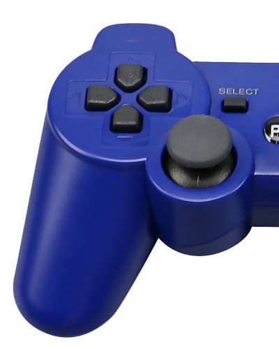ps3-kontroller dubbla vibration PC-datorstyrenhet USB trådlös bluetooth-kontroller 360-kontroller dubbla vibration snöflingeknapp Blue-Snowflake Button