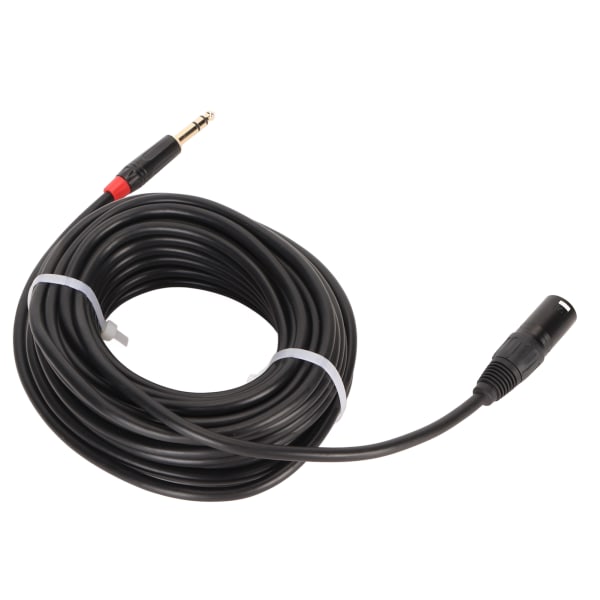 XLR hane till 1/4 tum TRS-kabel balanserad 3-stifts XLR hane till kvartstums TRS-kontaktkabel Mikrofonkabel 39.4FT