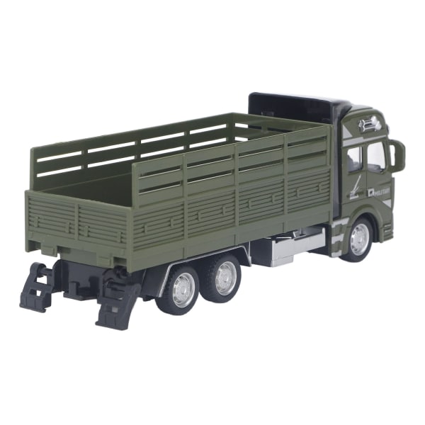 Transport Truck Model 18,6 cm Længde Metal Legering Pullback Transporter Truck Model Legetøj til Legesamling