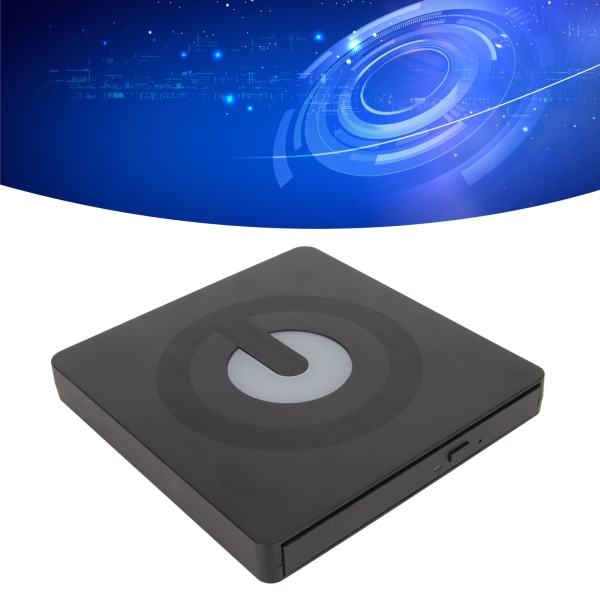 Ekstern DVD-stasjon USB 3.0 Type C-grensesnitt CD DVD RW-spiller for bærbar PC Stasjonær PC for Windows for Linux for OS X