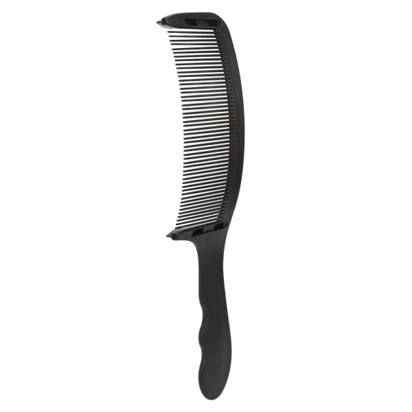 Buet Barber Clipper Kam Flad Top S Form Professionelt frisørværktøj Haircut Kam Sort