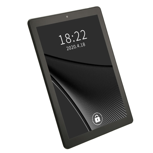 10 tuuman tabletin IPS-näyttö 3 Gt RAM-muistia 64 Gt ROM Android 11:lle 3G-verkko 5G WIFI Dual Sim Card Slots HD Tablet PC Musta Musta AU Plug