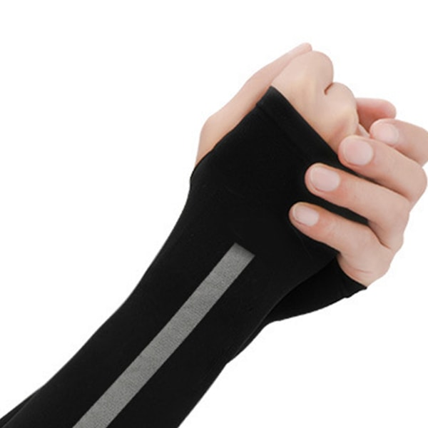 3 Par Is Silk Arm Sleeves Solbeskyttelse Kompression Køle Arm Sleeves til sommer Udendørs Mænd Kvinder