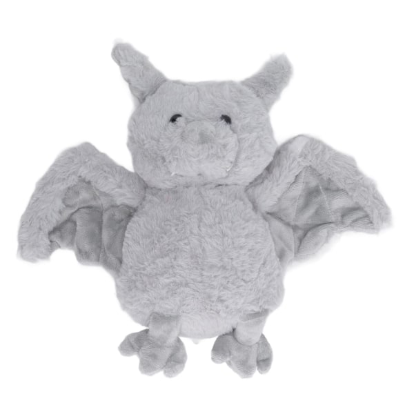 Halloween Bat Plys udstoppet Legetøj Blødt Hudvenlig Bat Dukke Legetøj Multifunktionel Dejlig Bat Decor til Børn Lysegrå