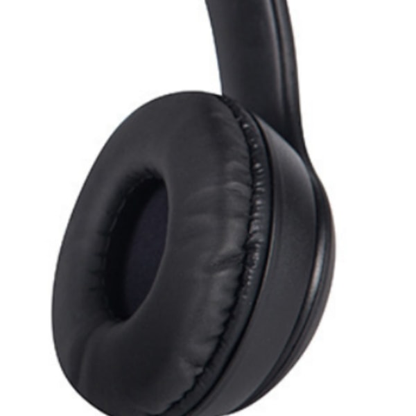 Bluetooth-hodetelefoner Trådløs stereoplugg i kort Sammenleggbar Over Ear-hodetelefon for spill, svart