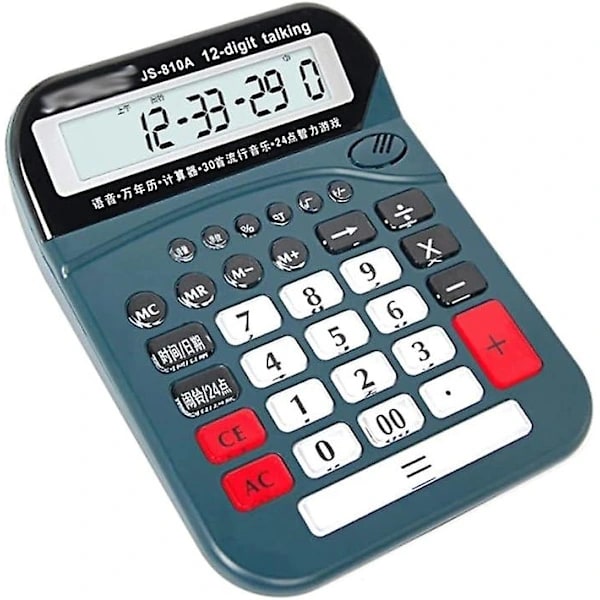 Office Calculator Desktop Calculator 12 Digits Large LCD Display