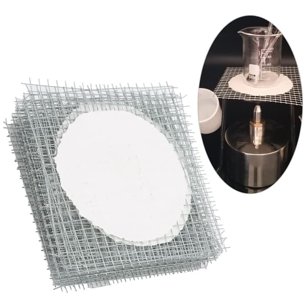 20 stk. Asbestnet Eksperimentelt Opvarmningshjælpemiddel Laboratorieisolering Tilbehør 150x150mm