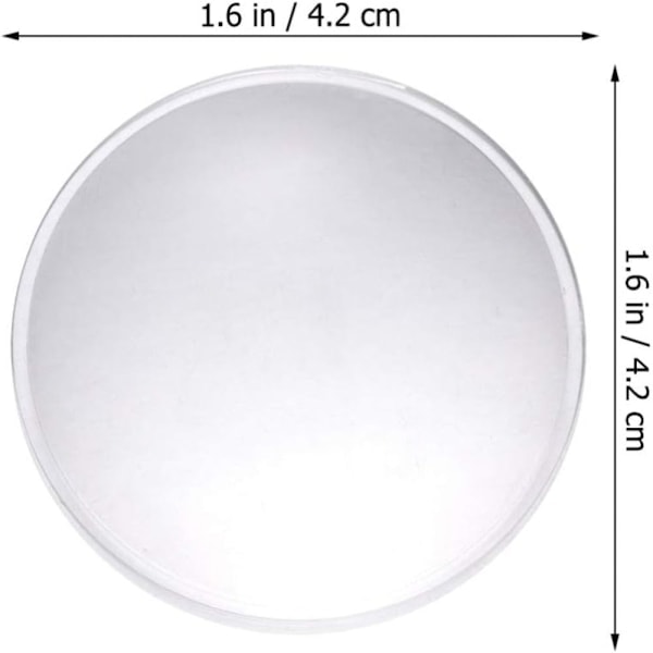 20 st Plast PMMA Lins Optisk 3D-lins Bikovex Lins