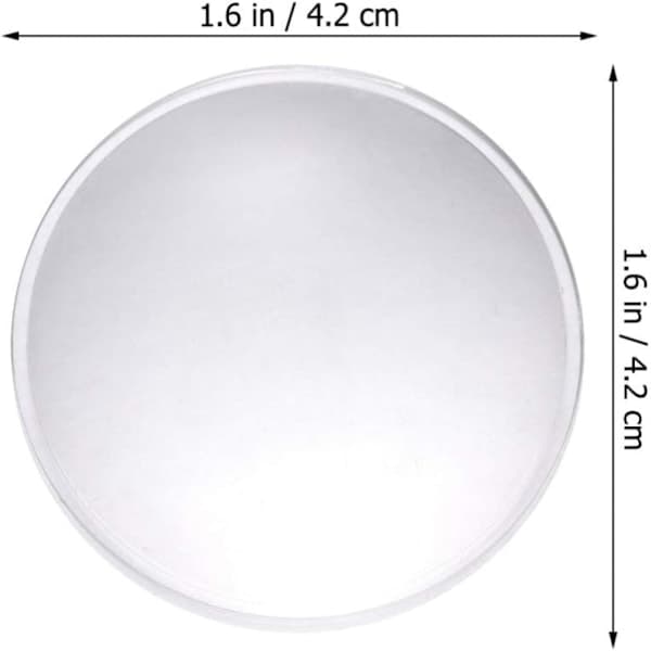 20 stk. Plast PMMA Linse Optisk 3D-linse Bikoveks Linse