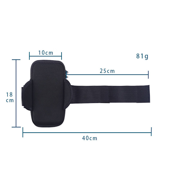 Löpararmband för Telefon, Ett Stycke (Musiker Svart), Rem för Telefonlöpning, Mobil Armband Väska, Kompatibel med iPhone XS MAX XR 12/11/8/7 Plus, C